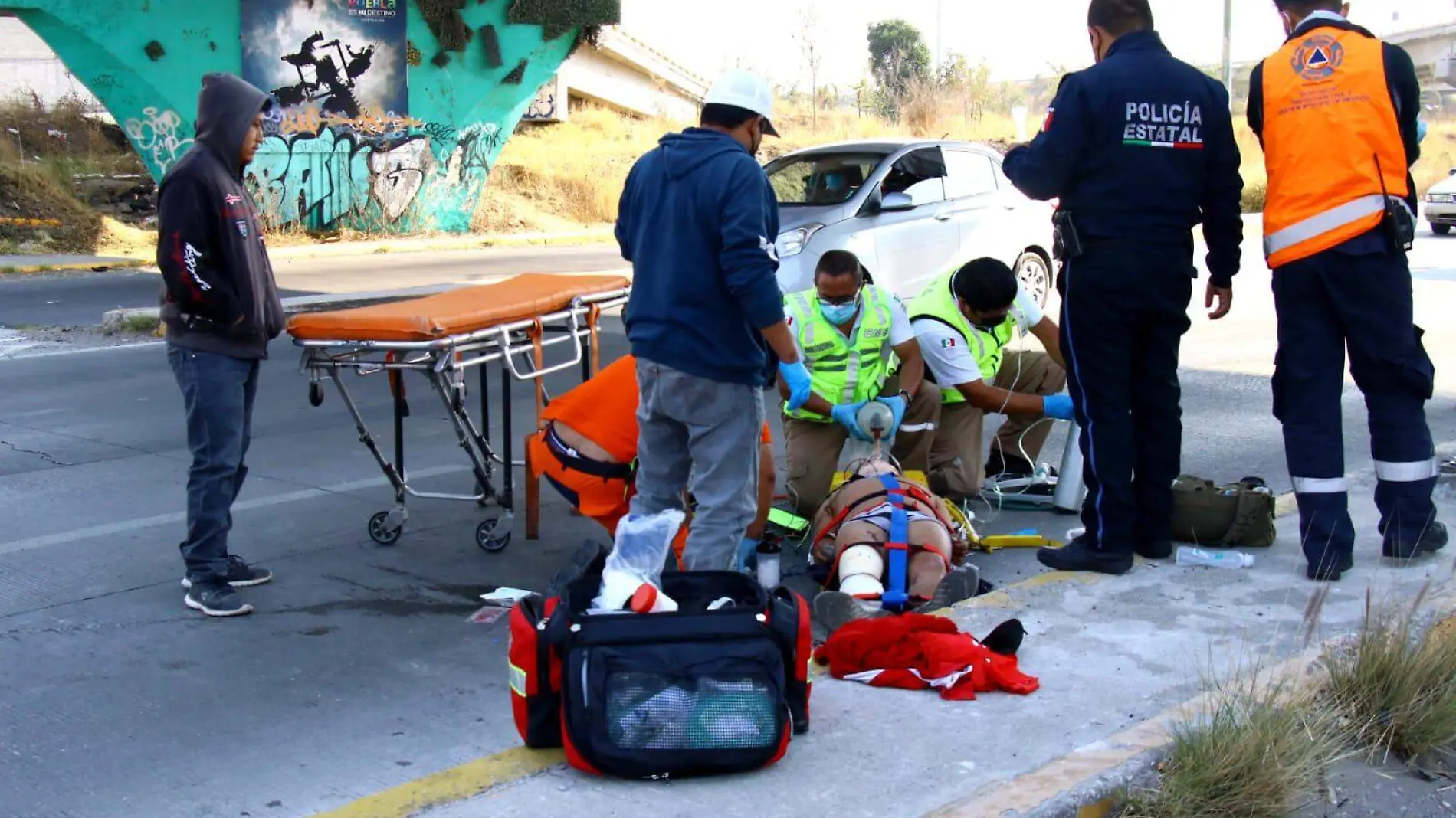 accidente motociclista periférico